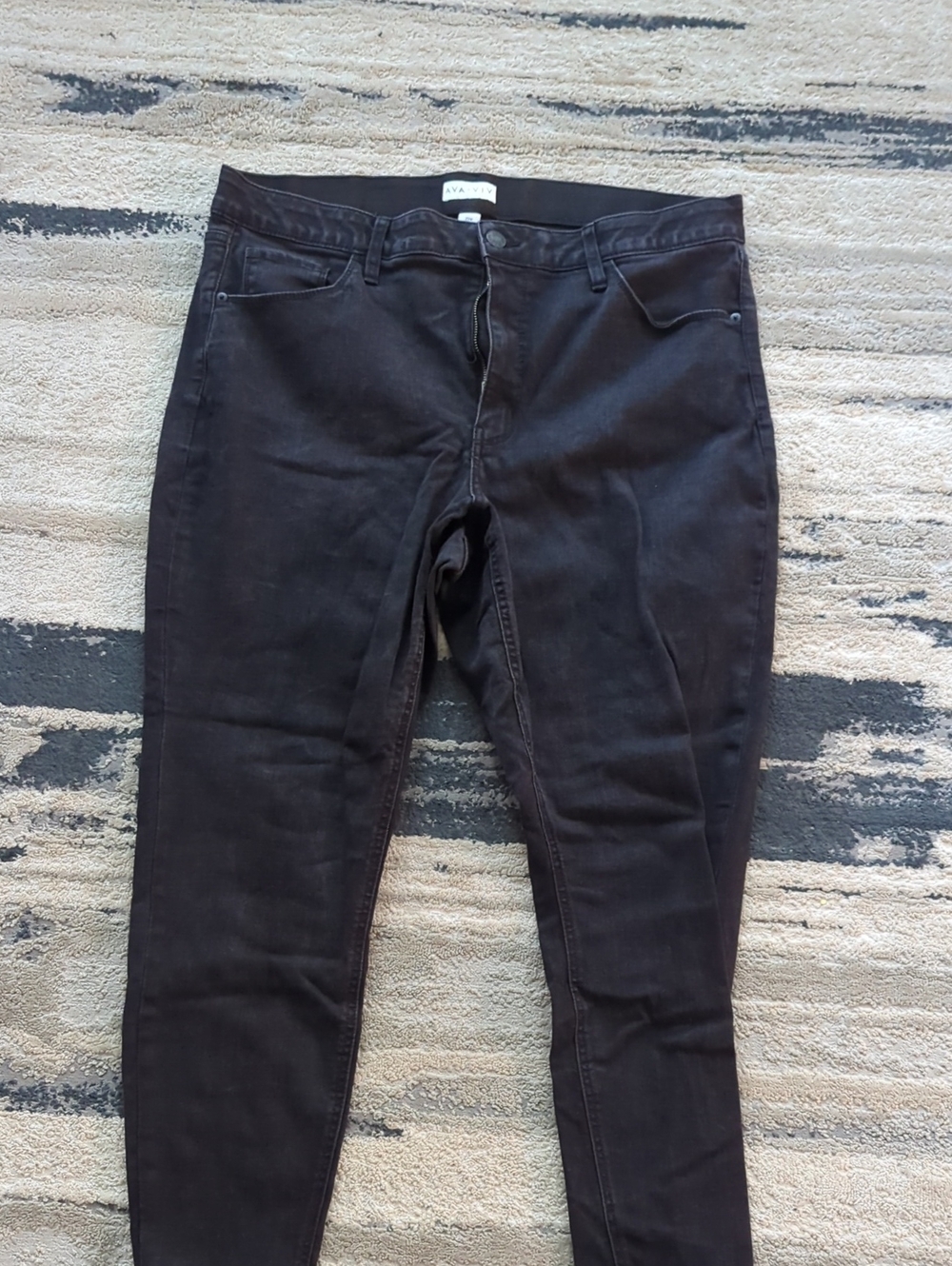 Ava & Viv Women's Skinny Jeans in Black